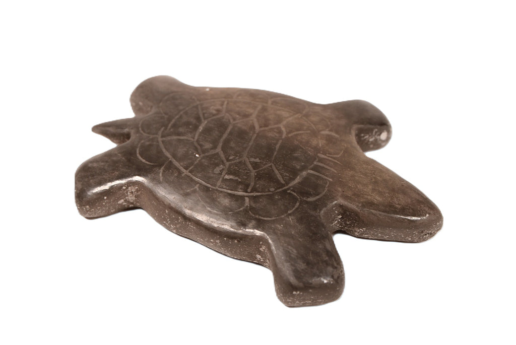 San Ildefonso Pueblo Pottery Fetish Turtle By Sage Vallo