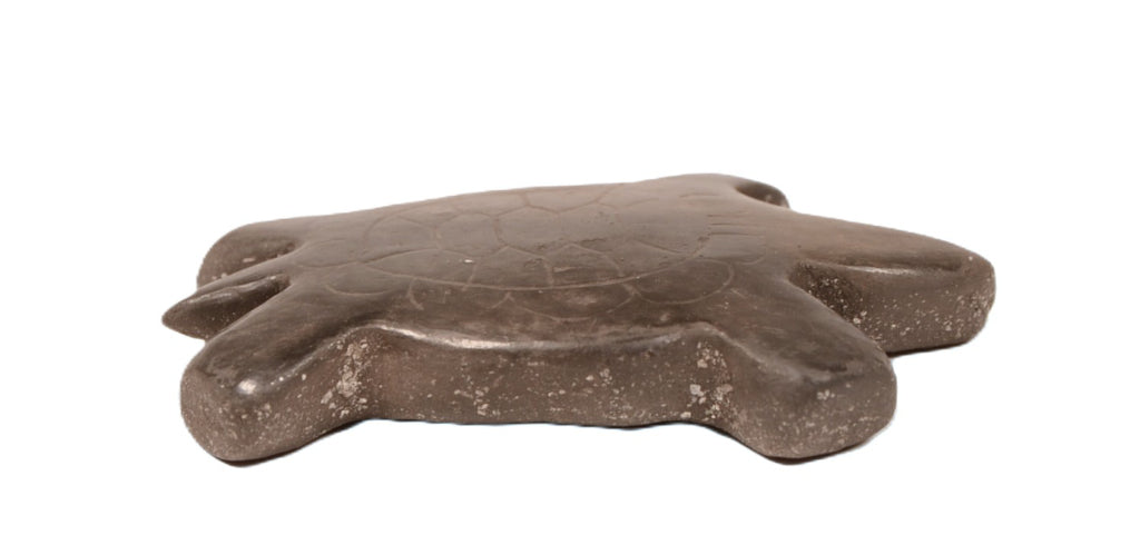 San Ildefonso Pueblo Pottery Fetish Turtle By Sage Vallo
