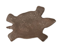 San Ildefonso Pueblo Pottery Fetish Turtle By Sage Vallo