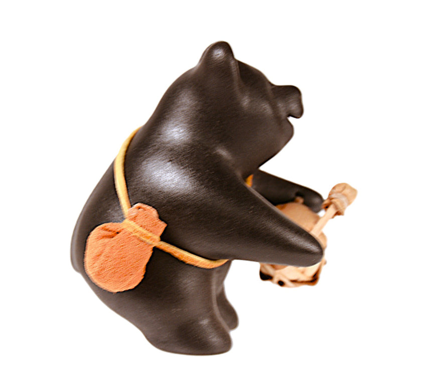 Choctaw Pueblo Black Bear Pottery By Randy Chitto