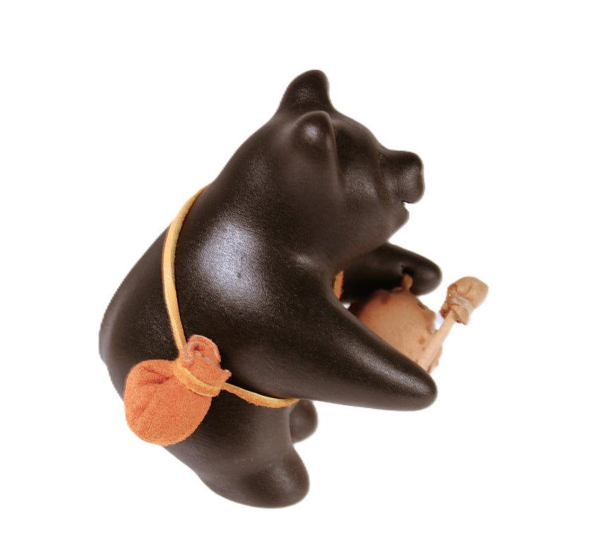 Choctaw Pueblo Black Bear Pottery By Randy Chitto