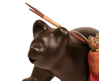 Large Choctaw Pottery Bear By Randy Chitto