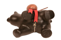 Large Choctaw Pottery Bear By Randy Chitto