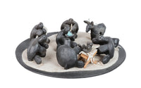 Choctaw Black Turtle Storyteller Nativity Scene By Randy Chitto