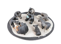 Choctaw Black Turtle Storyteller Nativity Scene By Randy Chitto