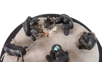 Choctaw Black Turtle Storyteller Nativity Scene By Randy Chitto
