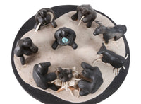 Choctaw Black Turtle Storyteller Nativity Scene By Randy Chitto