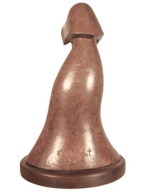 Hopi Pueblo Bronze Maiden Sculpture By Kim Obrzut
