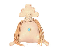 Navajo Mudhead Kachina Figure with Canteen Pottery By Nah-Glee-Eh-Bah (Elizabeth Abeyta Rohrscheib)