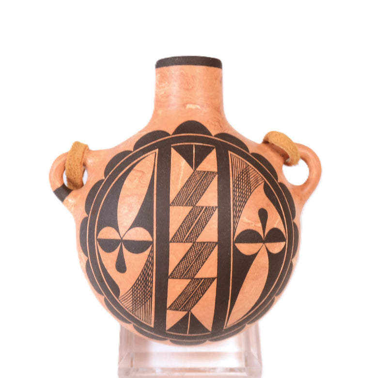 Laguna Pueblo Paguate Pottery Canteen By C. Analla Jr.