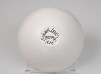 Acoma Pueblo Black on White Pottery Jar by Dolores Lewis