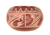 Santa Clara Pueblo Poly Chrome Red Ware Pottery By Petra