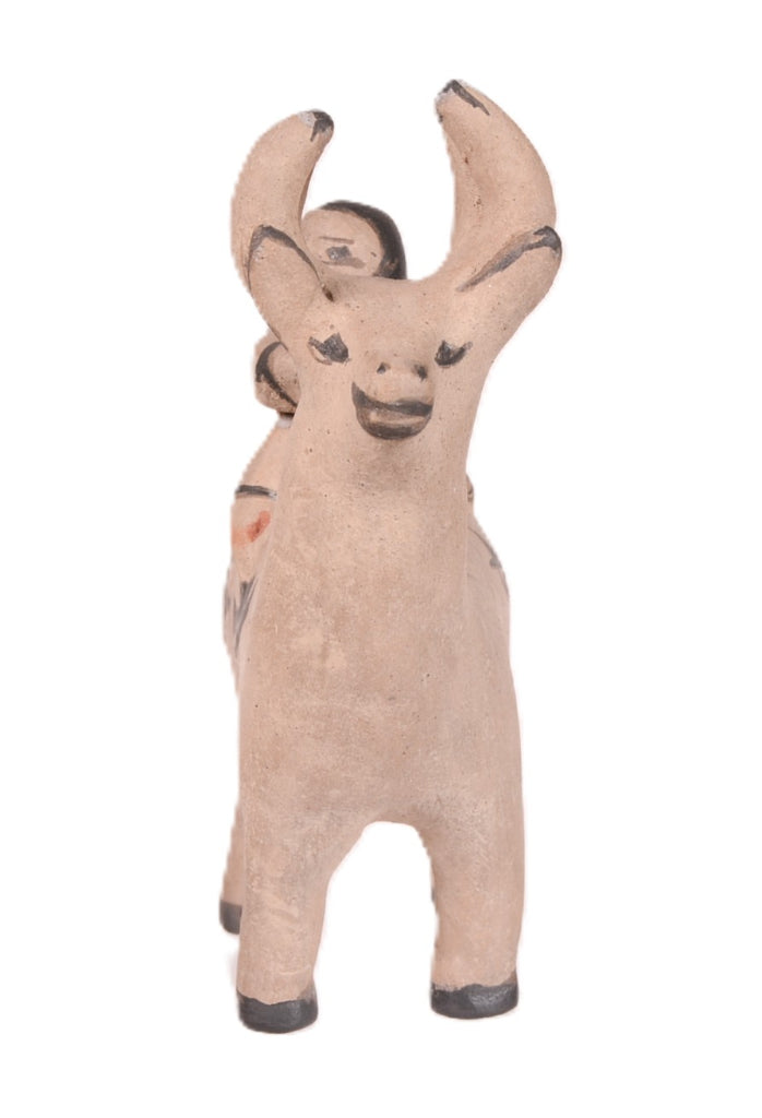 Cochiti Pueblo Deer Pottery By F. Eustace