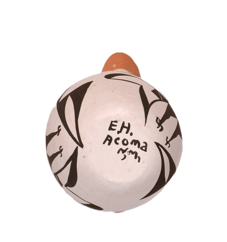 Acoma Pueblo Wedding Jar Pottery By E. H.