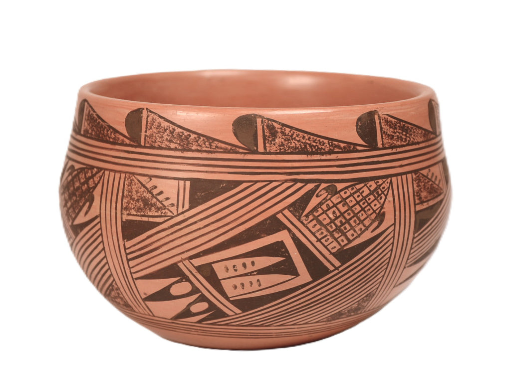 Hopi Pueblo Pottery Bowl By Beth Saceva