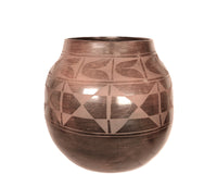 Santo Domingo Pueblo XXL Black Storage Jar Pottery By Rafalita Agilar