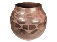 Santo Domingo Pueblo XXL Black Storage Jar Pottery By Rafalita Agilar