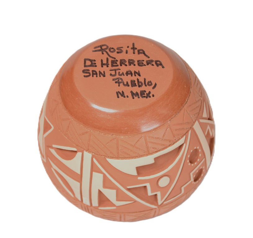 San Juan Pueblo Pottery By Rosita De Herrera