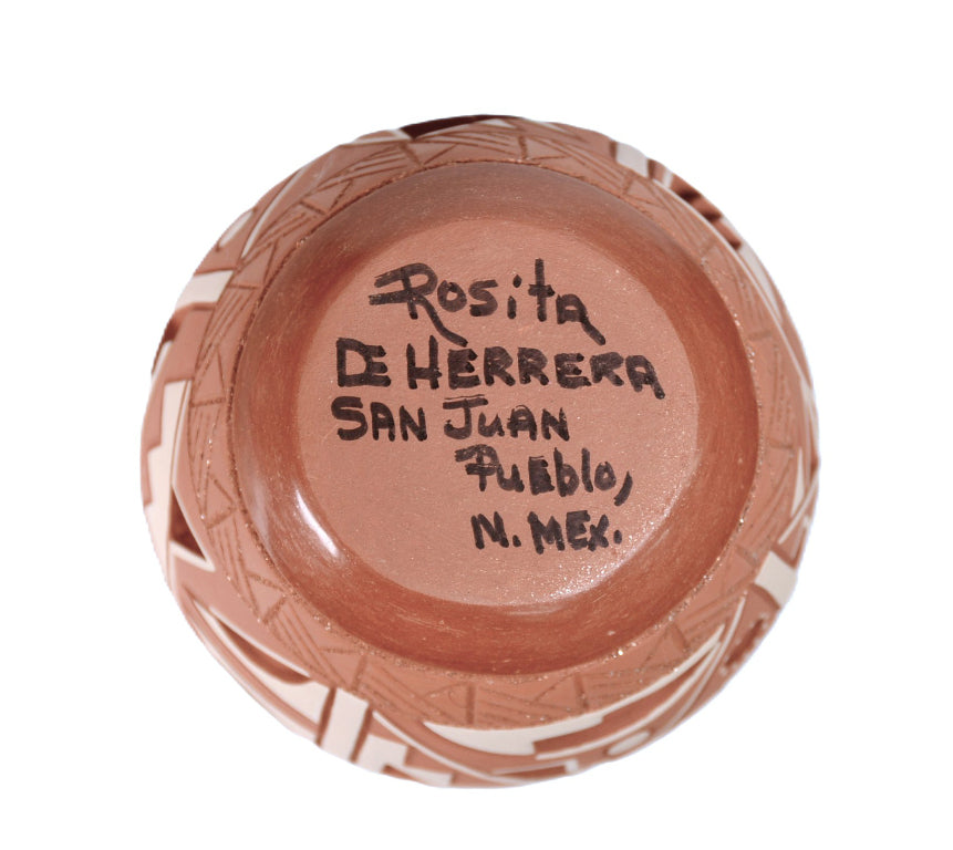 San Juan Pueblo Pottery By Rosita De Herrera