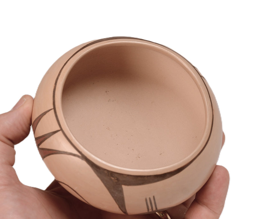 Hopi Pueblo Pottery Bowl By Les Namingha