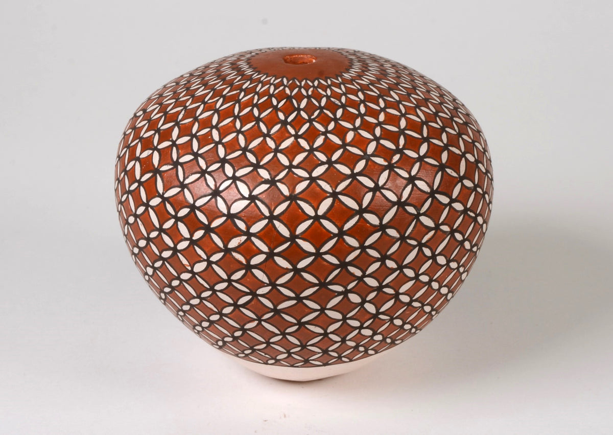 Acoma Pottery Seed Jar by : JoAnn Chino Garcia (Acoma, born 1961)
