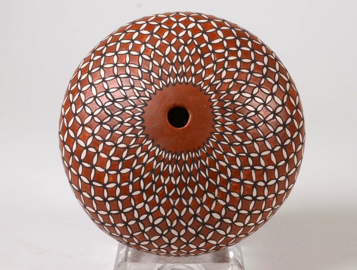 Acoma Pottery Seed Jar by : JoAnn Chino Garcia (Acoma, born 1961)