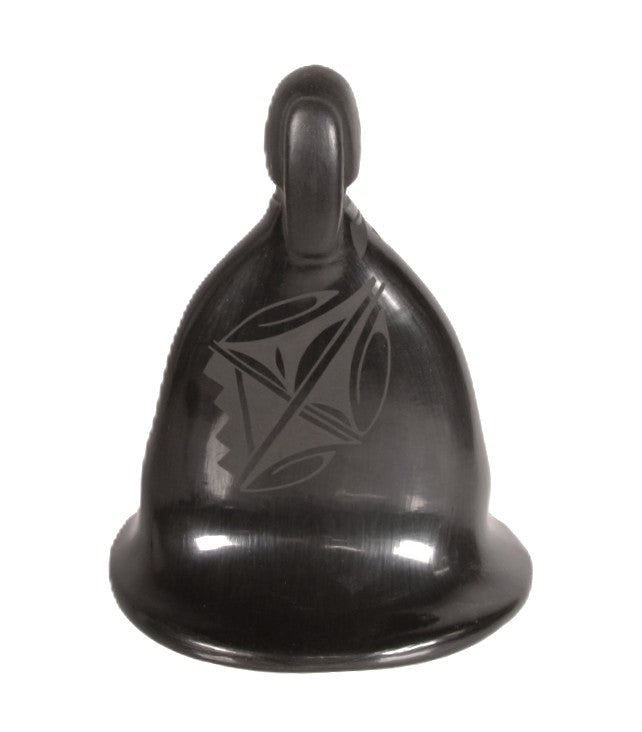 Santa Clara Pueblo Black Sculpture By Diana Halsey