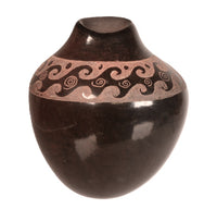 Santa Clara Pueblo Blackware Pottery By C.E.