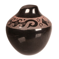 Santa Clara Pueblo Blackware Pottery By C.E.