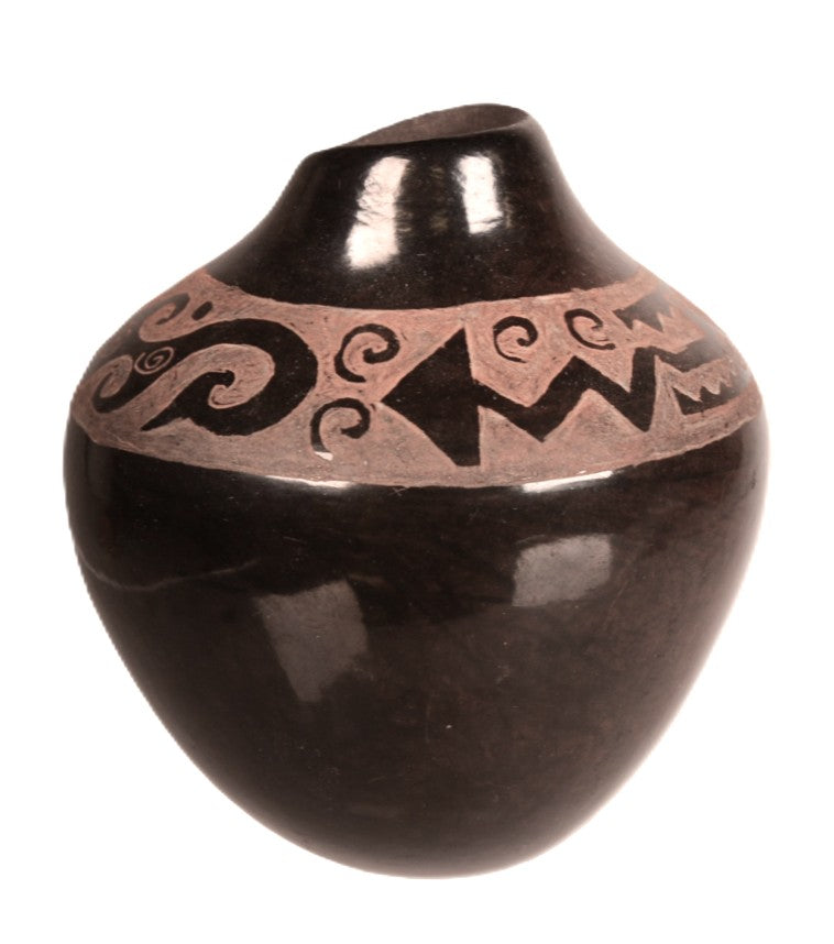 Santa Clara Pueblo Blackware Pottery By C.E.