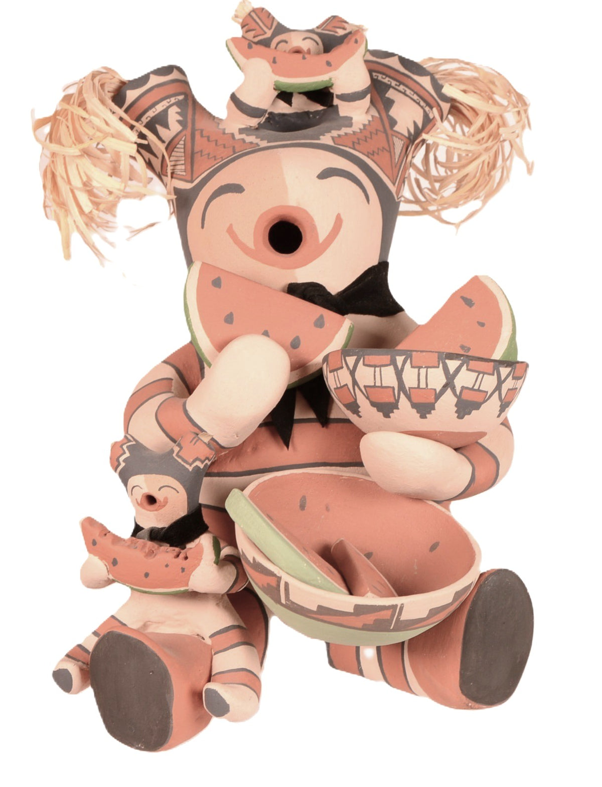 Jemez Pueblo Storyteller Figure By Leonora "Lupe" Loretto Lucero