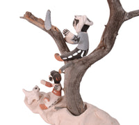 Acoma Pueblo Tree Sculpture By Aggie