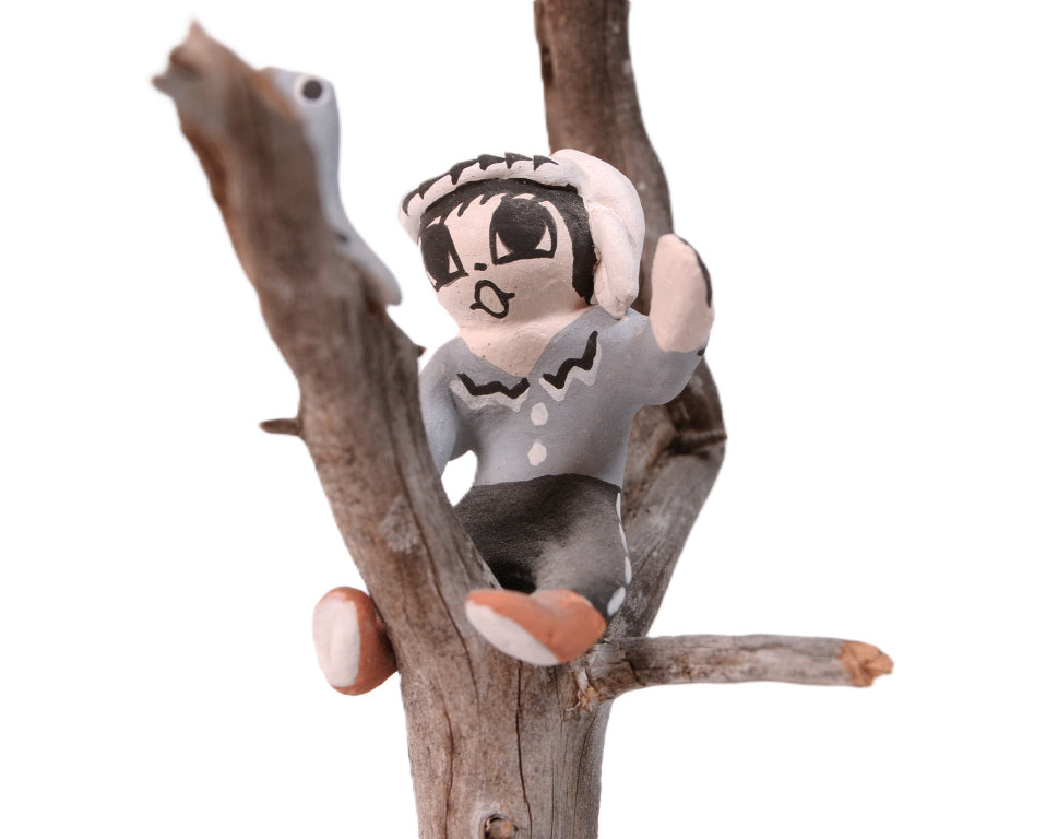 Acoma Pueblo Tree Sculpture By Aggie