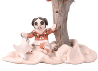 Acoma Pueblo Tree Sculpture By Aggie