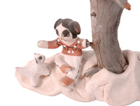 Acoma Pueblo Tree Sculpture By Aggie