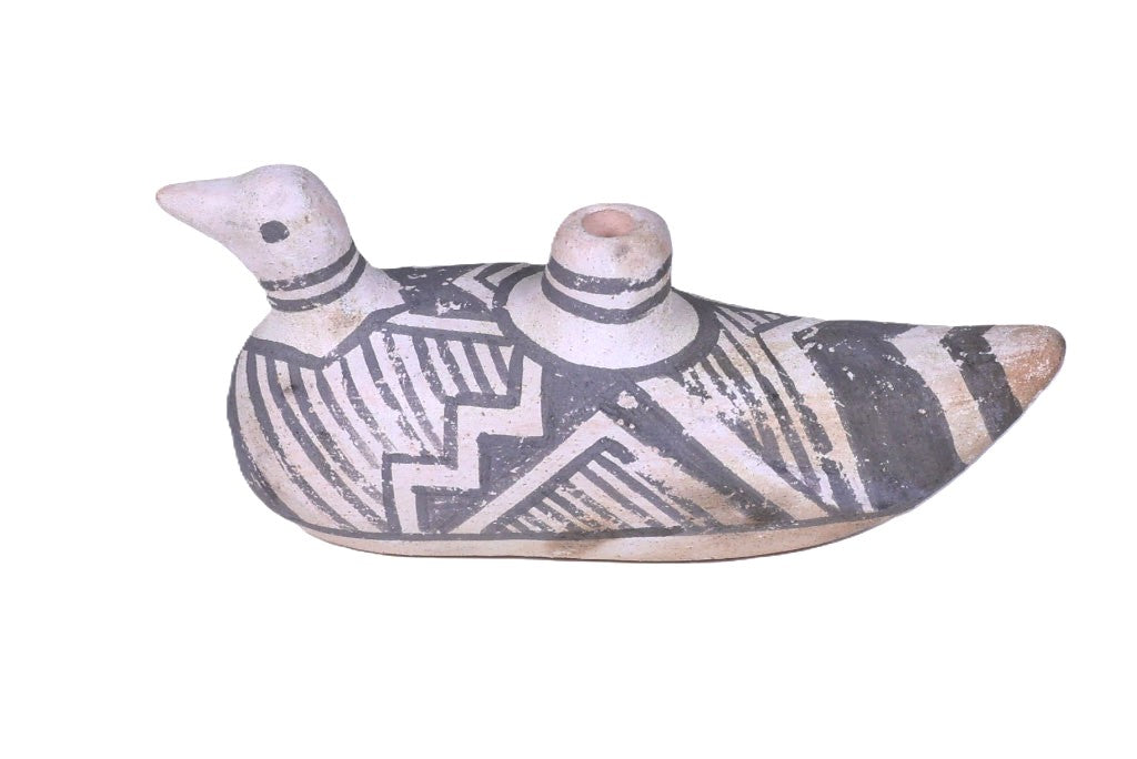 Laguna Pueblo Bird Pottery By Michael Kanteena; Anasazi Revival