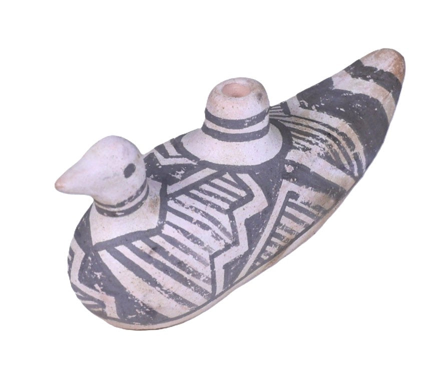 Laguna Pueblo Bird Pottery By Michael Kanteena; Anasazi Revival