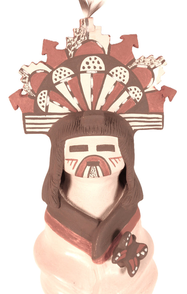 Jemez Pueblo Female with Tableta Pottery