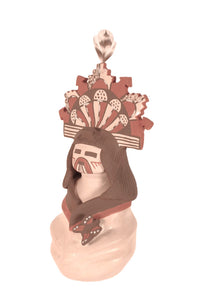Jemez Pueblo Female with Tableta Pottery