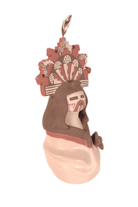 Jemez Pueblo Female with Tableta Pottery