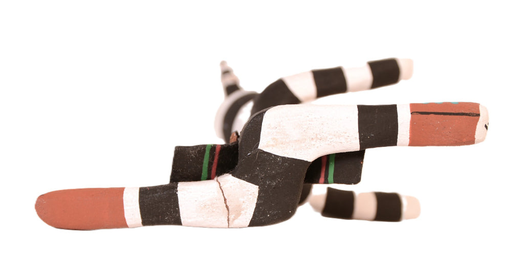 Hopi Pueblo Koshare Pottery Doll By Tony Dallas
