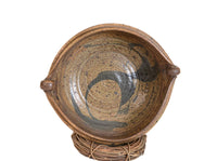 Vintage Art Pottery Stoneware Bowl; Mexico or New Mexico