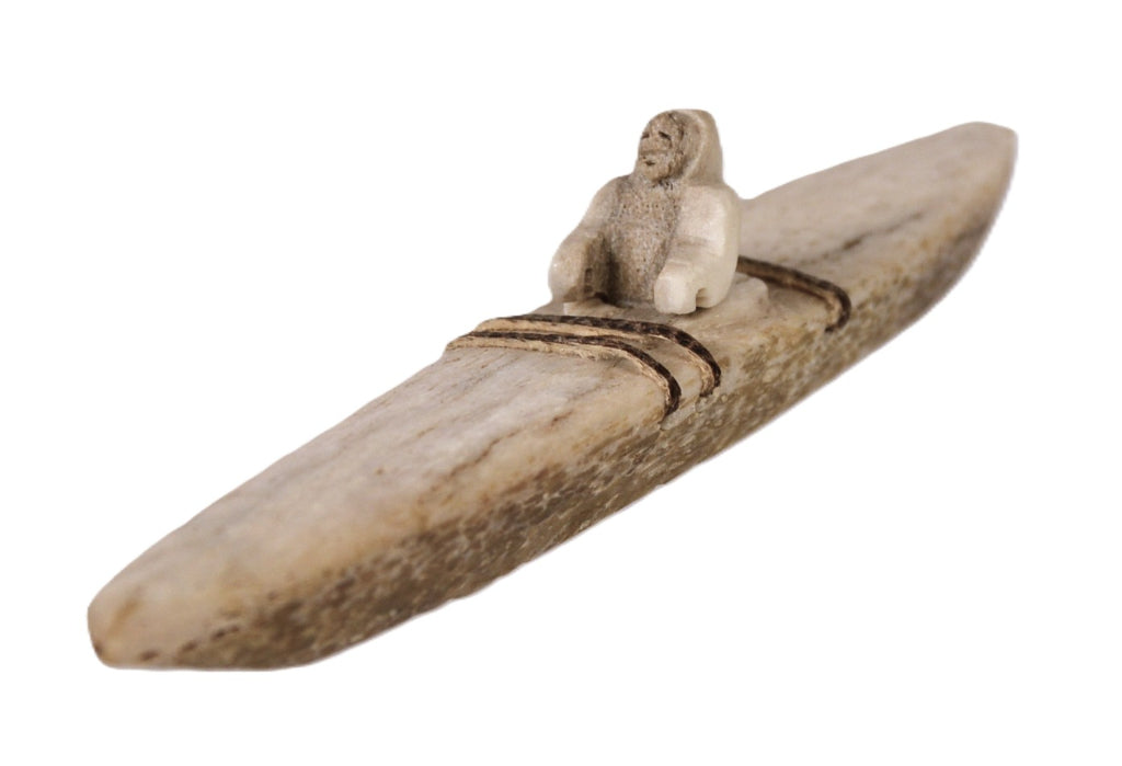 Eskimo Kayak with Figure