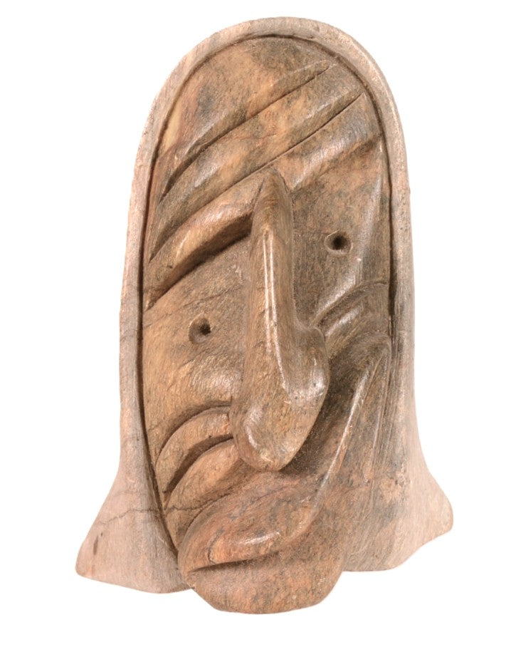 Iroquois Tribe Face Stone Mask