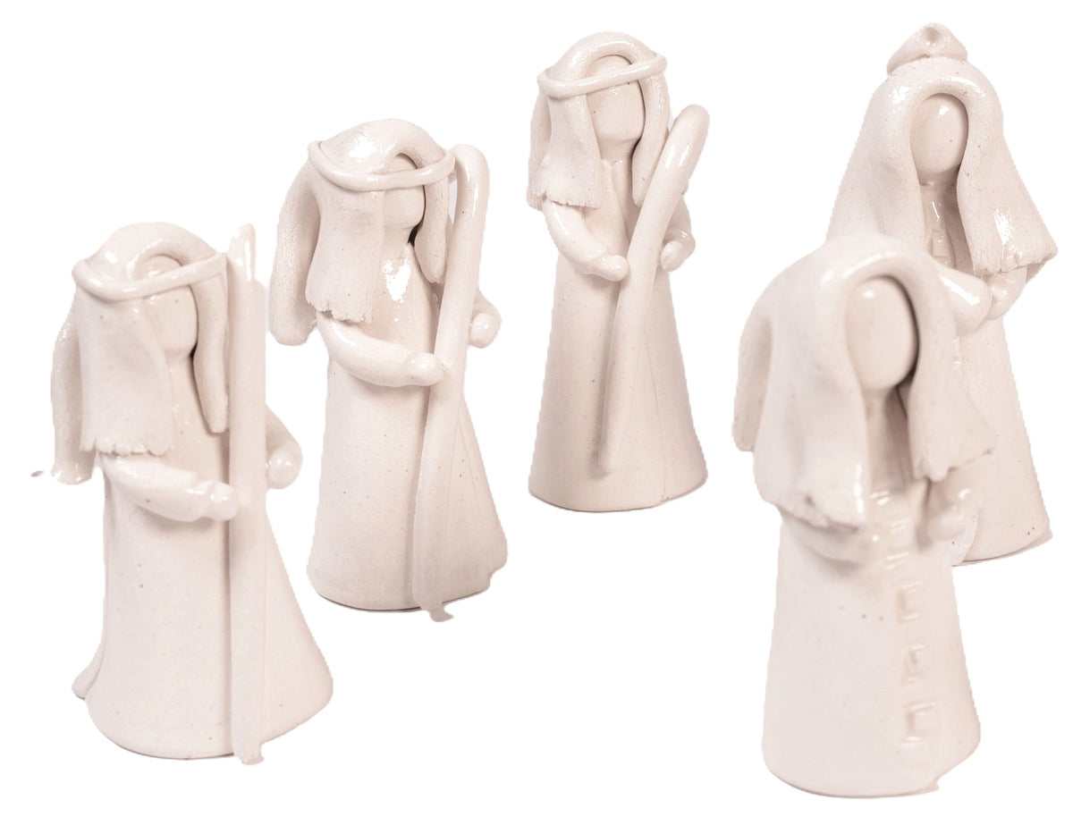 Santa Clara Pueblo Nativity Figures By Cornelius Antonio White