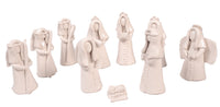 Santa Clara Pueblo Nativity Figures By Cornelius Antonio White