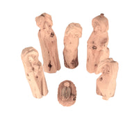 New Mexico Pueblo Wood Carving Nativity Set By Michael