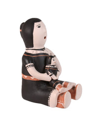 San Felipe Pueblo Storyteller Pottery Doll By Frances Garcia