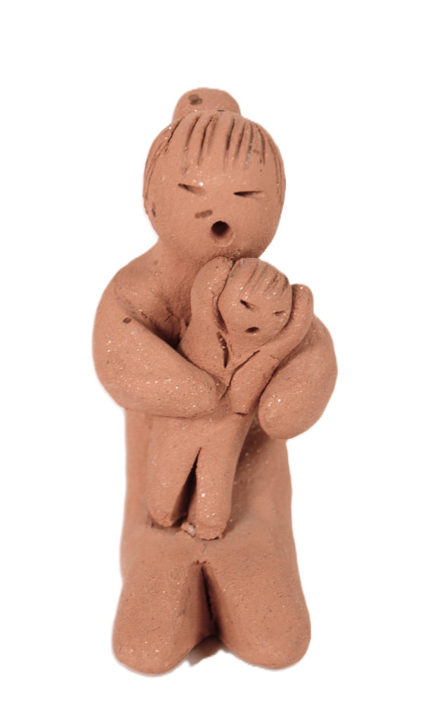 Taos Pueblo Storyteller Figure with Baby By B.T.