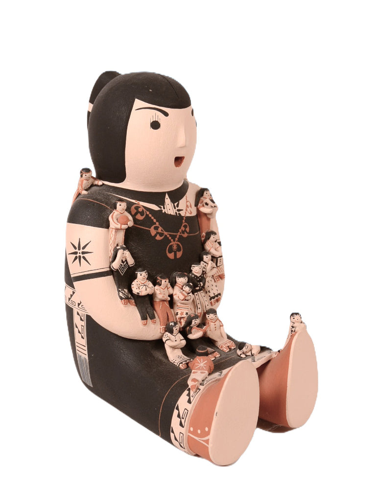 Cochiti Pueblo Storyteller Pottery Doll By Dena M. Suina